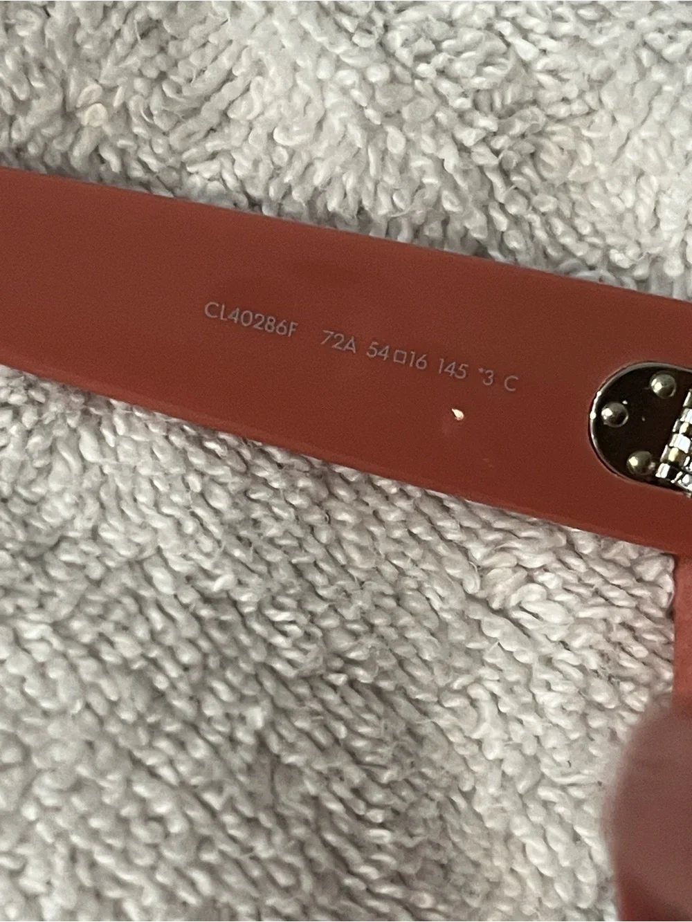 Celine Rose Frame Sunglasses CL40286F